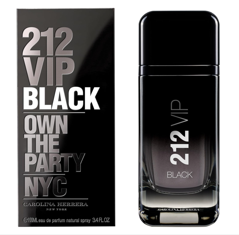 212 VIP Black men's perfume by Carolina Herrera