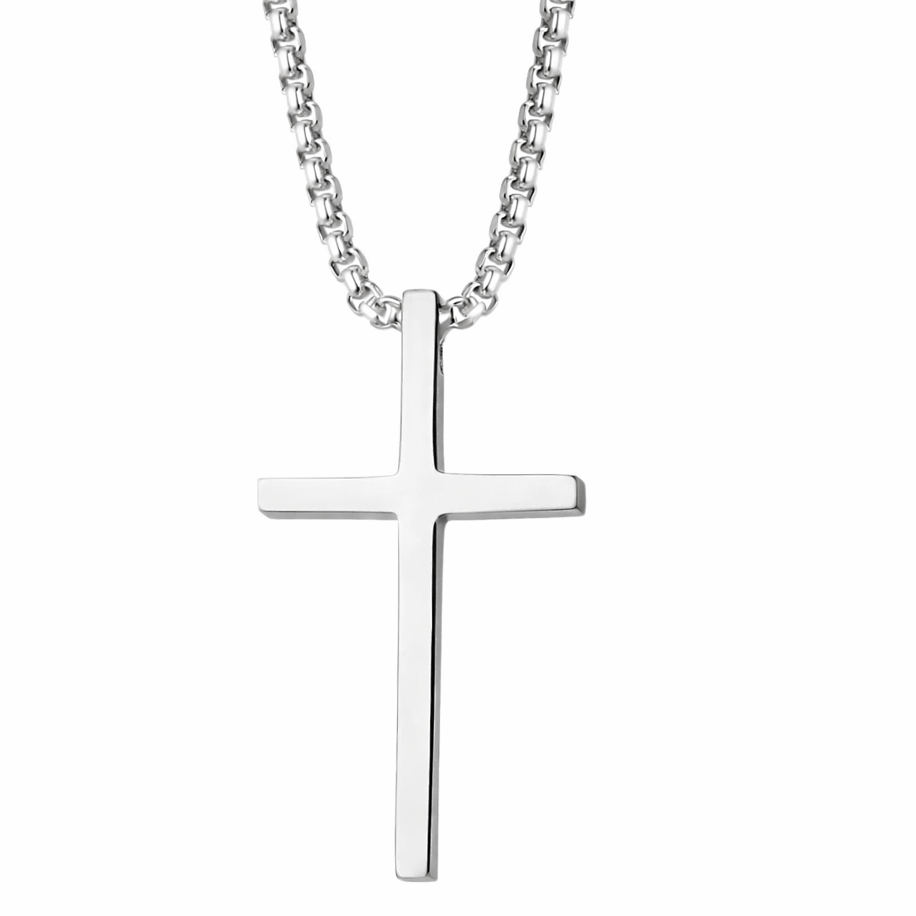 Vnox cross pendant necklace