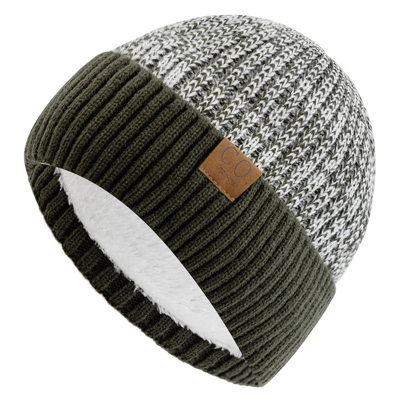 New two-tone winter hats