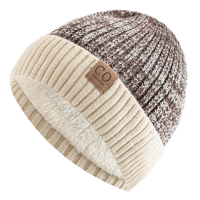 New two-tone winter hats