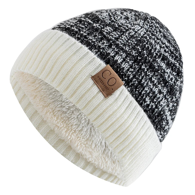 New two-tone winter hats