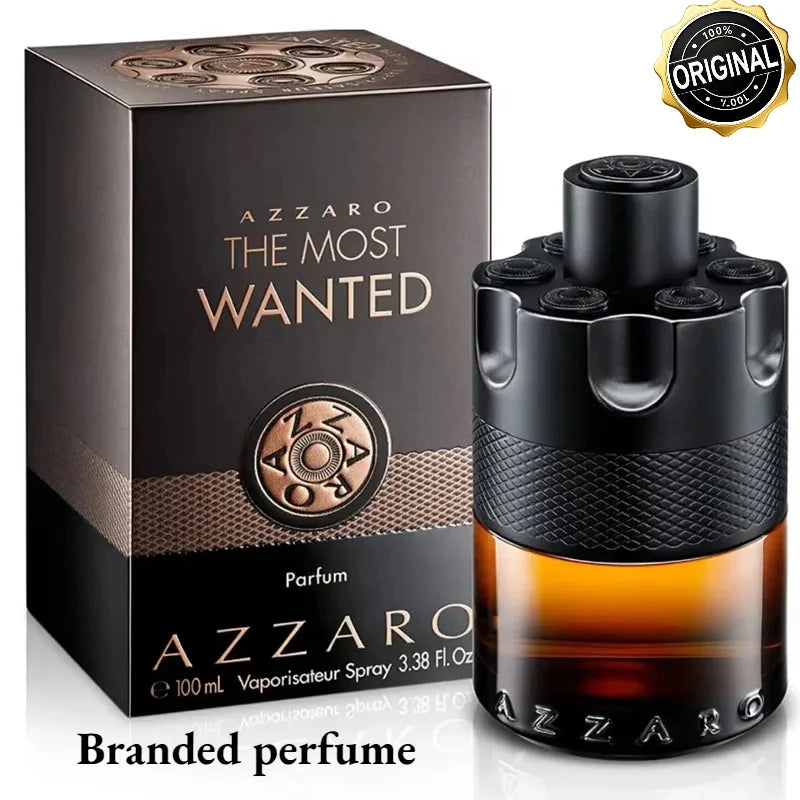 100ML Perfumes For Azzaro The Most Wanted Parfume Charm Eau De Parfum Intense Spicy Woody Seductive Fragrance Date Lasting Wear