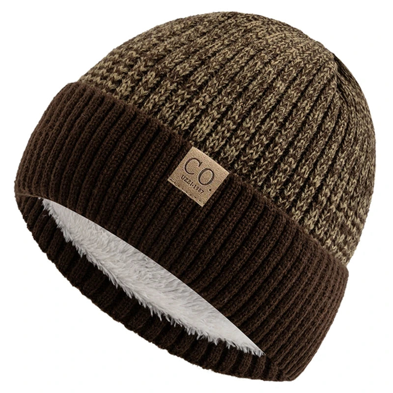 New two-tone winter hats