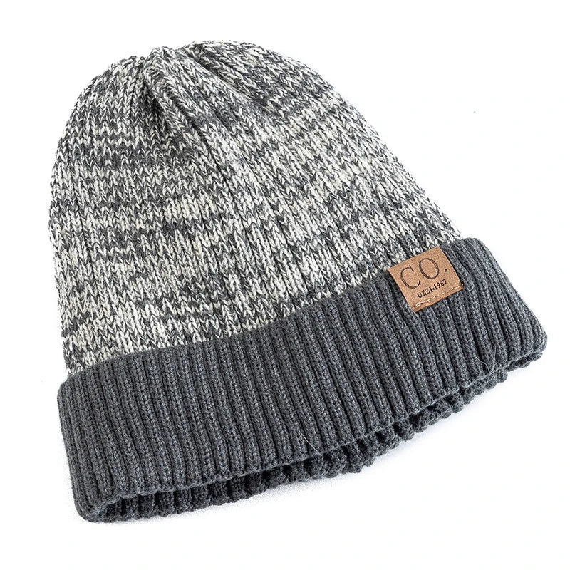 New two-tone winter hats