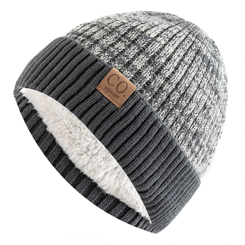 New two-tone winter hats
