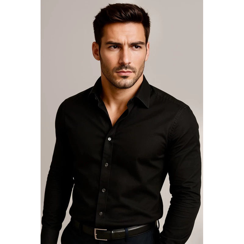 Camisa Masculina Slim Fit Luxo